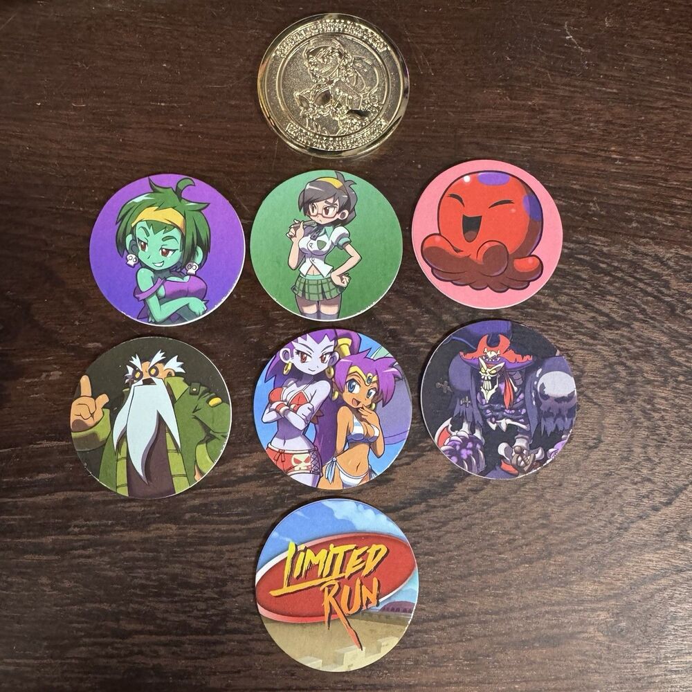 Shantae and the Pirate's Curse POG & Slammer Set #2 LRG Video Game Exclusive